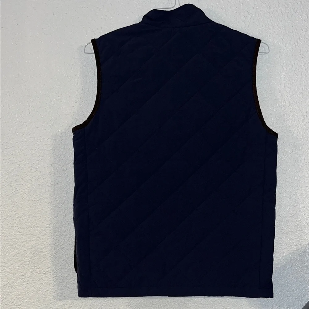 Roundtree & Yorke Dark Blue Quilted Vest